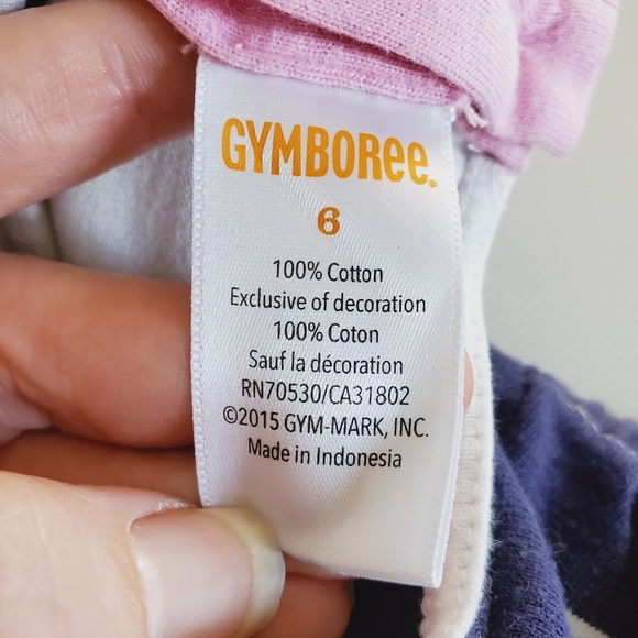Gymboree Striped Girls Dress Size 6 - Picture 3 of 5